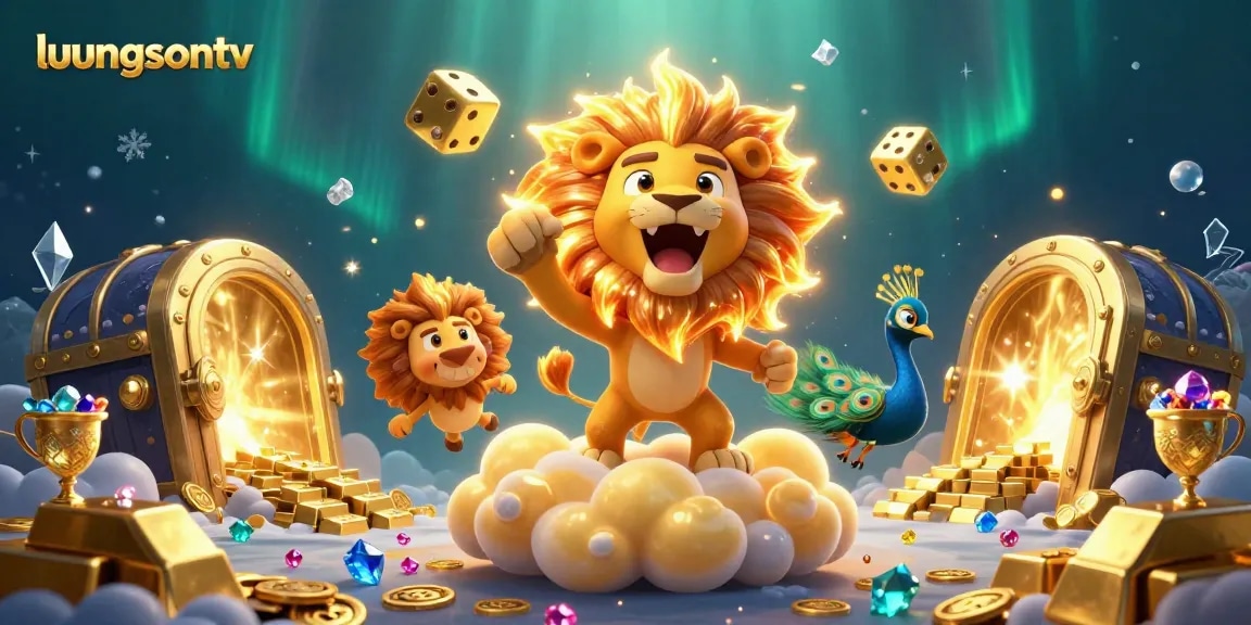 Experience thrilling games with luongsontv through an energetic gambling scene filled with treasures.