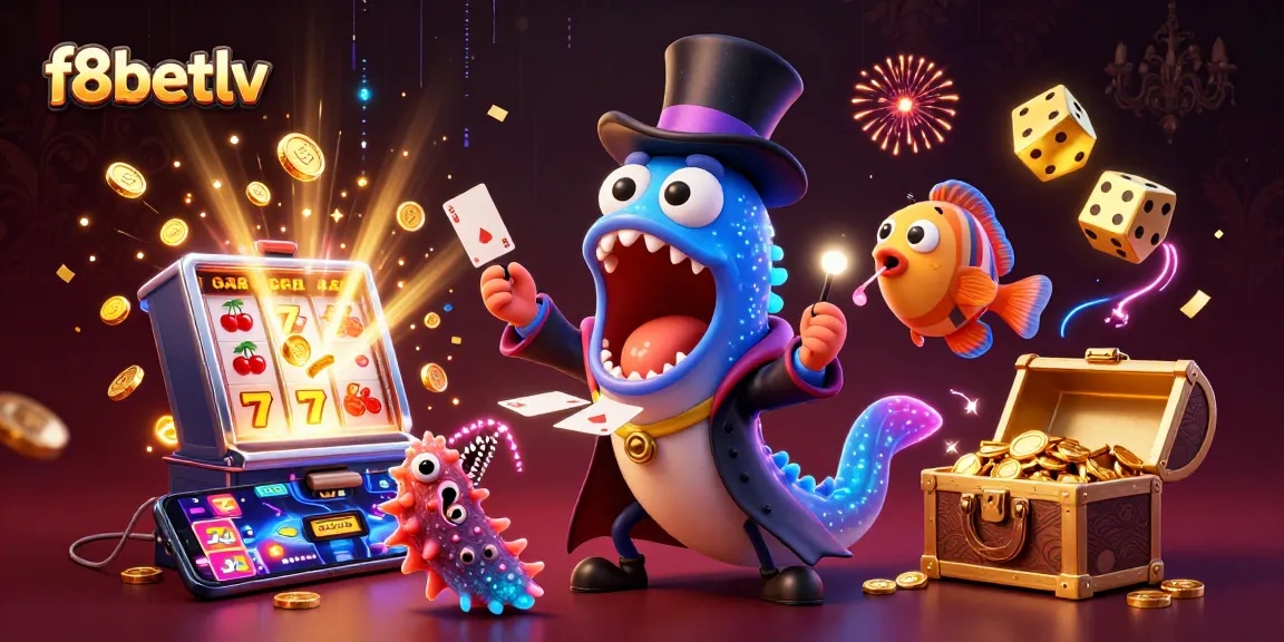 Experience exciting gameplay with f8betlv's vibrant casino scene featuring magical aquatic characters.