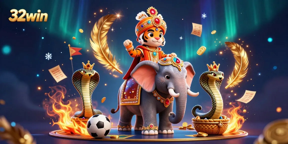 Experience thrilling sports betting action with interactive 32win gaming elements in a vibrant casino atmosphere.