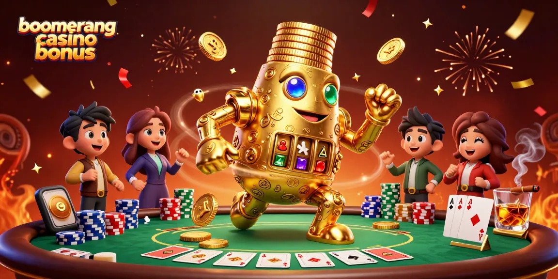 Izkoristite boomerang casino bonus in uživajte ob igranju na vrhunskih igralnih avtomatih in poker mizah.