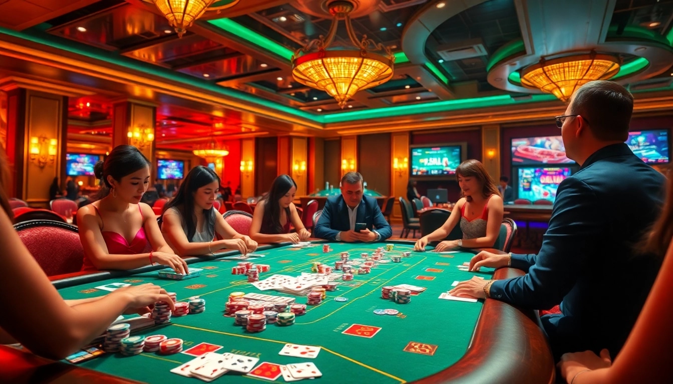 Experience the thrill of winning at QH88 with vibrant casino gameplay featuring chips and cards.