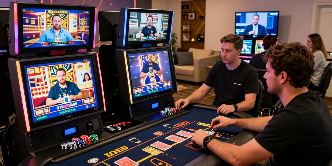 Engaging online casino atmosphere at granposeidon-juegos-paraguay.com with players enjoying live dealer games and slot machines.