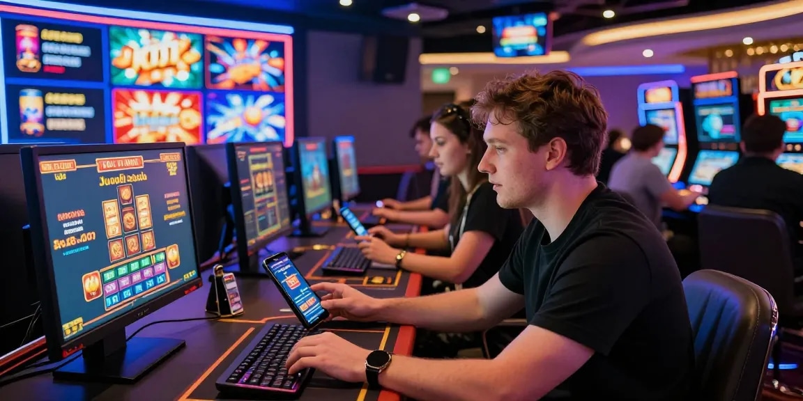 Exciting online casino atmosphere at chps.org.uk with players enjoying credit card games in 2026, vibrant action and promotions visible.