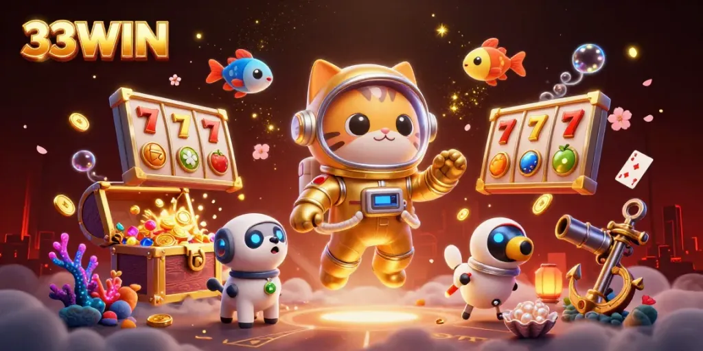 Trải nghiệm thế giới cá cược đỉnh cao cùng 33WIN qua hình ảnh đầy sắc màu.