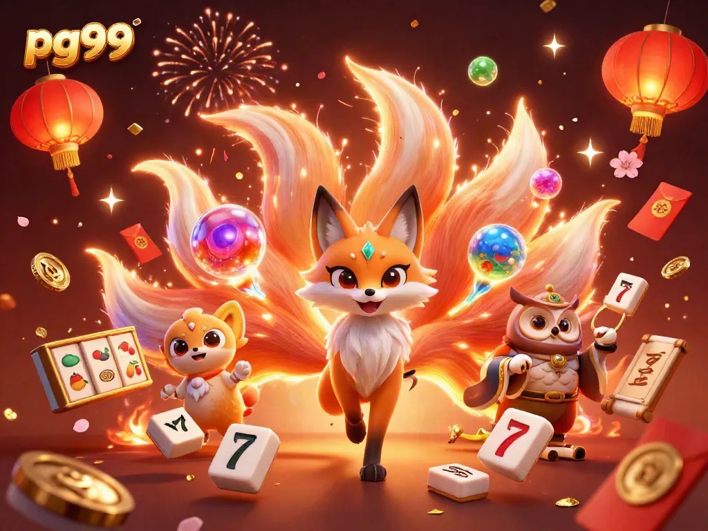 Engage in exciting gameplay with pg99 slot reels and vibrant casino-themed characters.