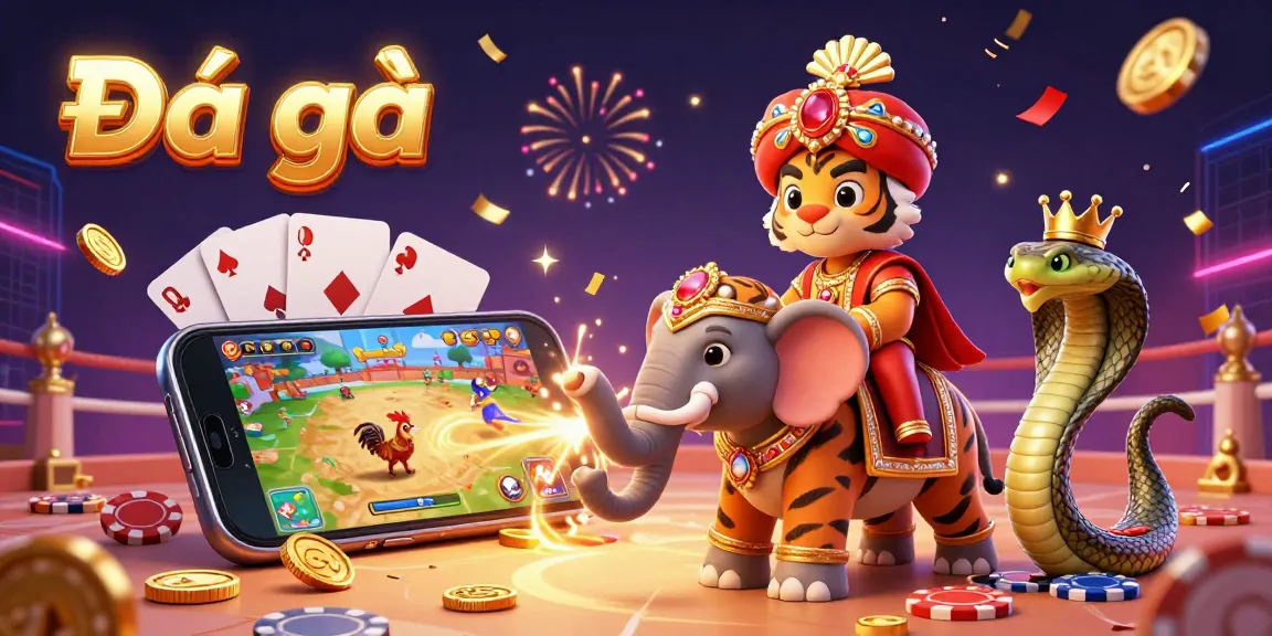 Experience exhilarating Đá gà action in a vibrant cockfighting arena with interactive gaming elements.