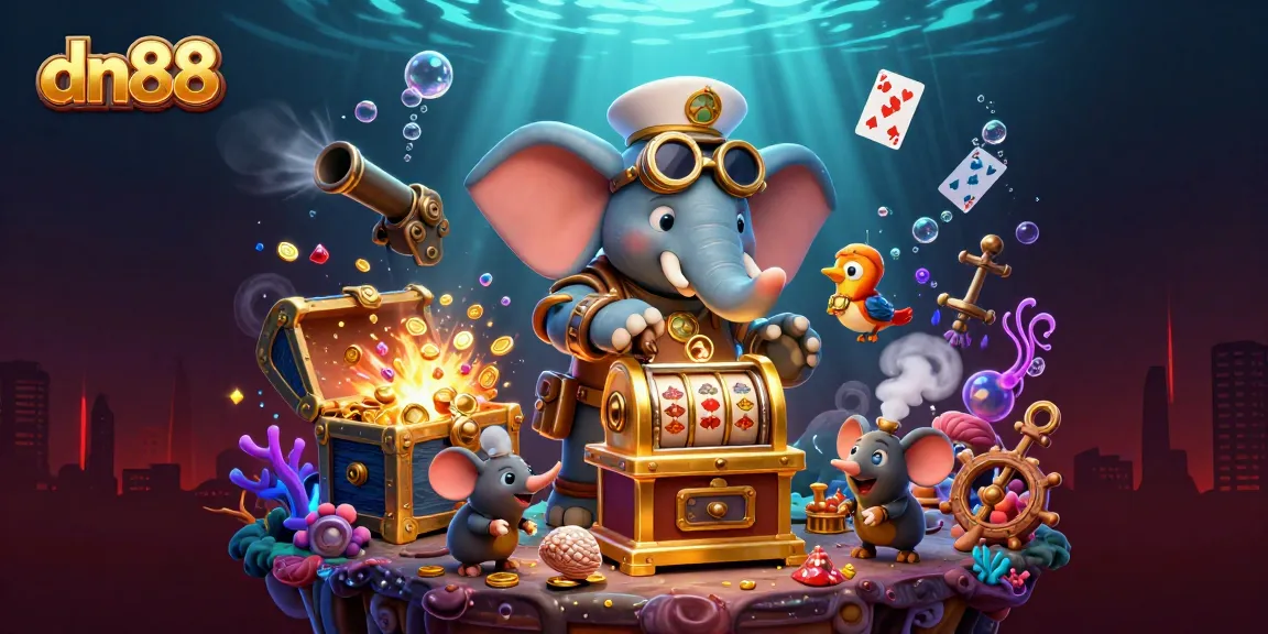 Experience thrilling slots with dn88, featuring vibrant characters and dynamic casino gameplay elements.