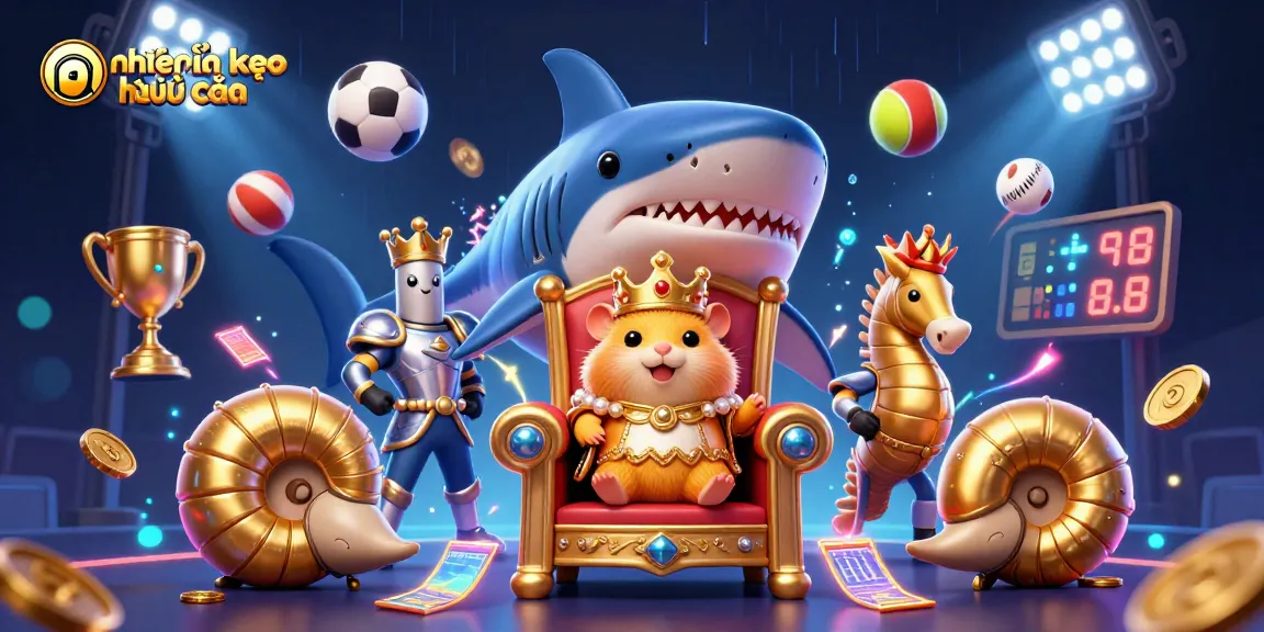 Enhance your betting skills with nhận định kèo nhà cái as cute characters navigate thrilling sports dynamics.