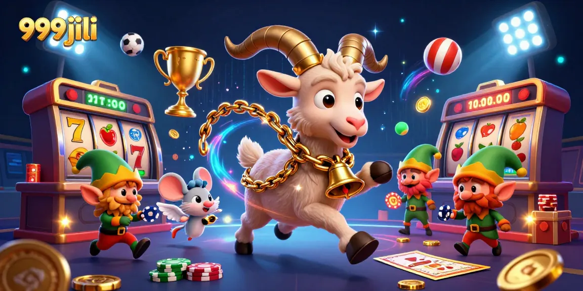 Experience thrilling gameplay at 999jili with lively characters and vibrant casino elements.